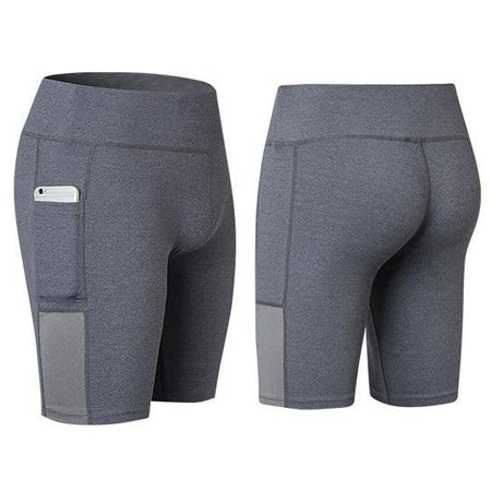 All Seasons Yoga Shorts Stretchable With Phone Pocket - La Bogota