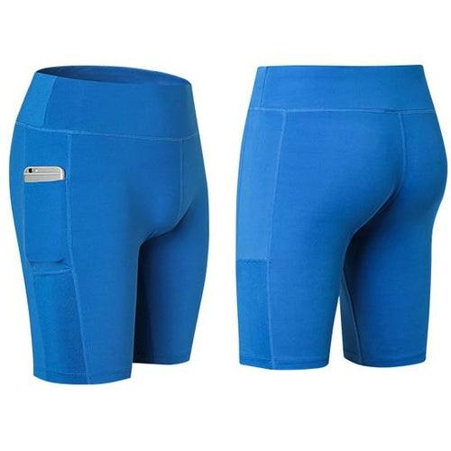 All Seasons Yoga Shorts Stretchable With Phone Pocket - La Bogota