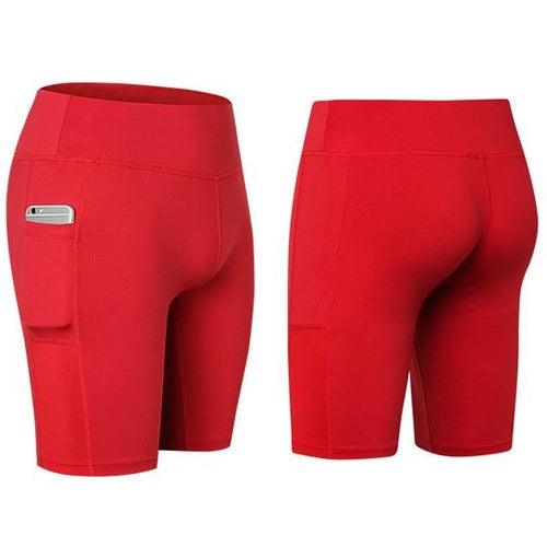 All Seasons Yoga Shorts Stretchable With Phone Pocket - La Bogota