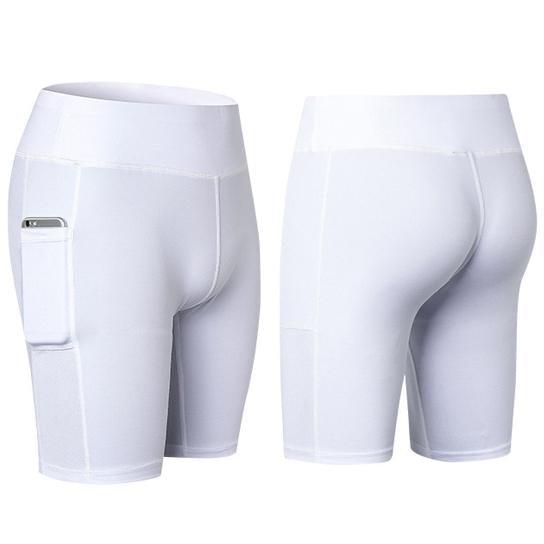 All Seasons Yoga Shorts Stretchable With Phone Pocket - La Bogota