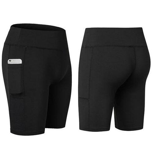 All Seasons Yoga Shorts Stretchable With Phone Pocket - La Bogota