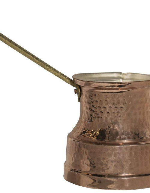 Load image into Gallery viewer, COPPER TURKISH COFFEE POT 9X4X6.5 G21 BRIGHT - La Bogota
