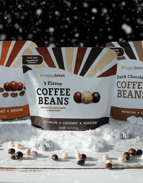 Load image into Gallery viewer, Happy Bites 3 Flavor Coffee Beans - La Bogota
