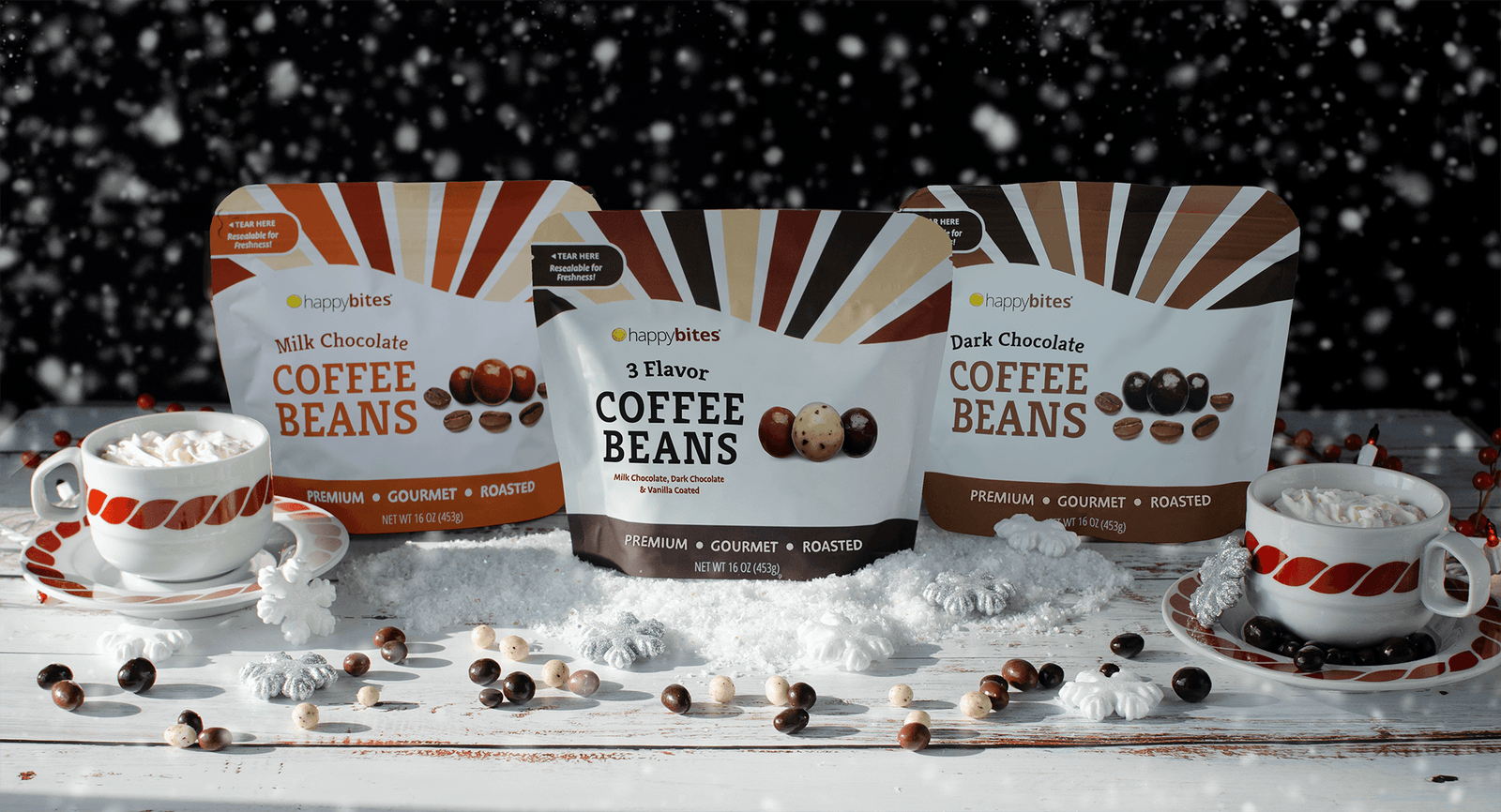 Happy Bites 3 Flavor Coffee Beans - La Bogota