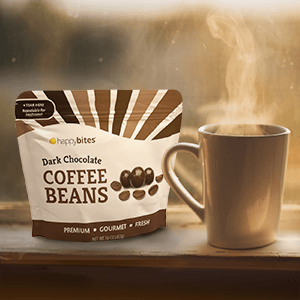 Happy Bites Dark Chocolate Coffee Beans - La Bogota