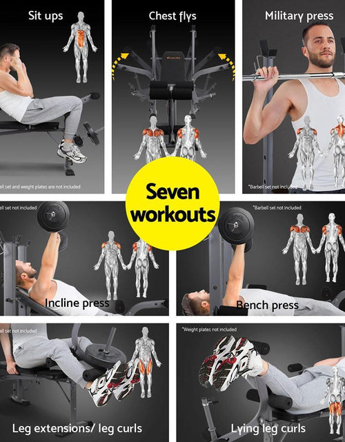 Load image into Gallery viewer, Everfit Multi Station Weight Bench Press Fitness Weights Equipment - La Bogota
