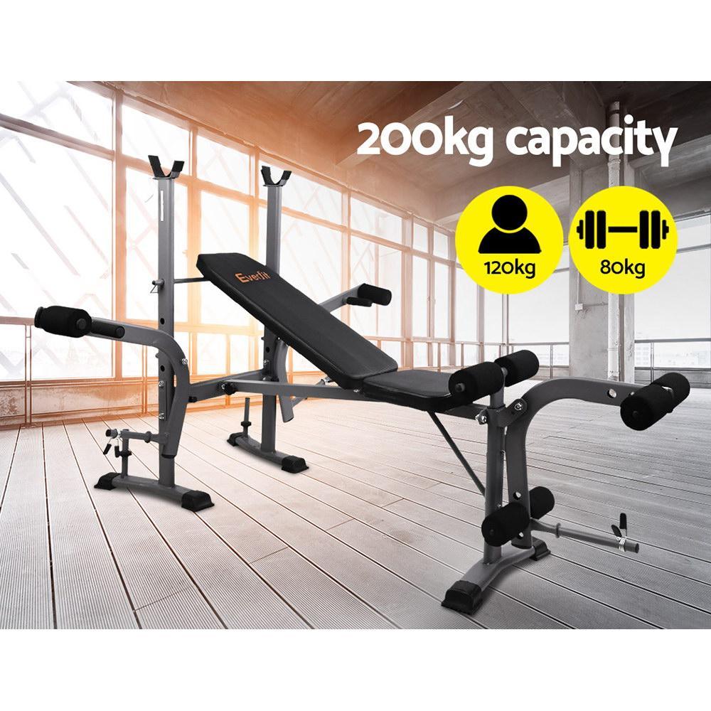 Everfit Multi Station Weight Bench Press Fitness Weights Equipment - La Bogota