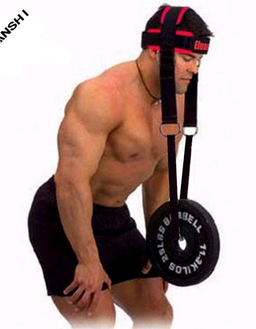 Load image into Gallery viewer, Neck Weight Lifting Straps Head Wrist Exercise Fitness Body Crossfit - La Bogota
