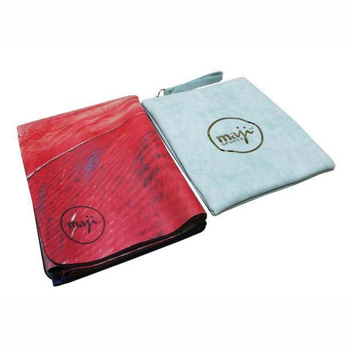 Load image into Gallery viewer, Suede &amp; Natural Rubber Travel Yoga Mat - La Bogota
