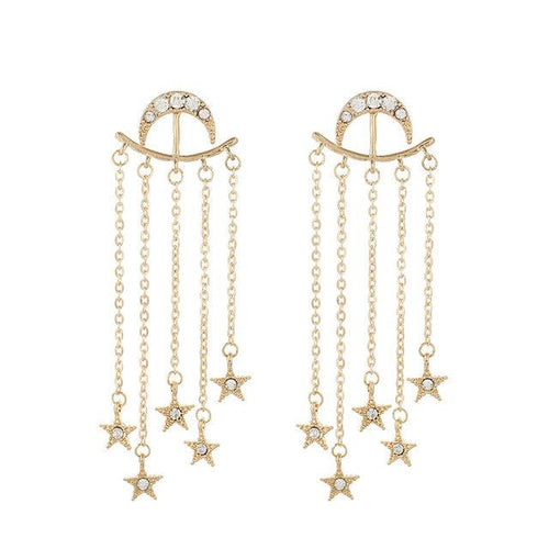 Load image into Gallery viewer, Shooting star Rhinestone Long - La Bogota
