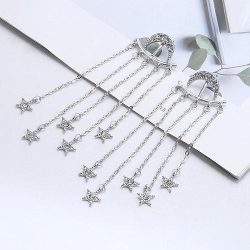 Load image into Gallery viewer, Shooting star Rhinestone Long - La Bogota
