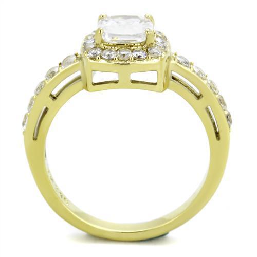 Women Stainless Steel Cubic Zirconia Rings TK1899 - La Bogota