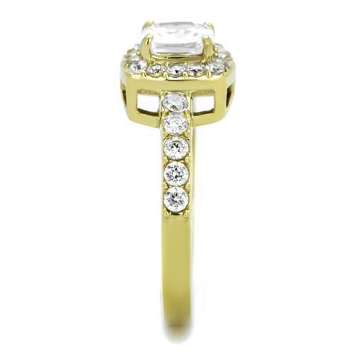 Women Stainless Steel Cubic Zirconia Rings TK1899 - La Bogota