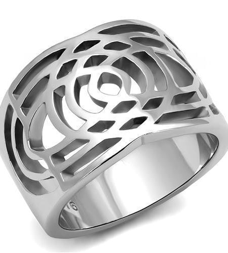 Women Stainless Steel No Stone Rings TK3039 - La Bogota