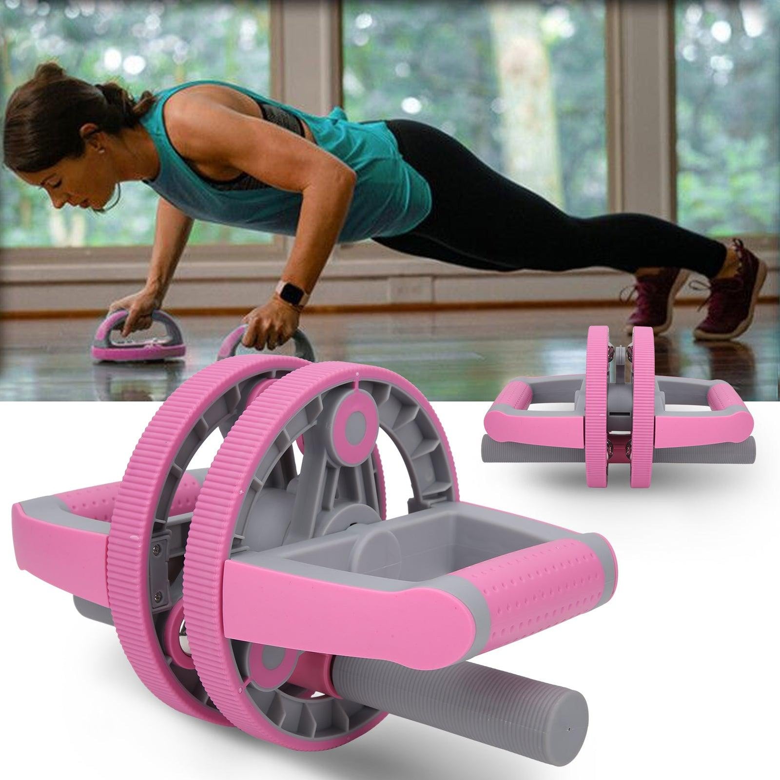 Multifunctional Abdominal Wheel Pull Strap Gym Fitness Training Set - La Bogota