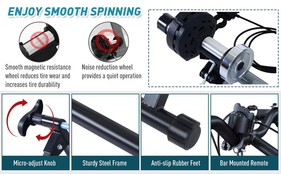 Soozier Indoor Magnetic Bike Bicycle Trainer Stand 5 Level Resistance - La Bogota