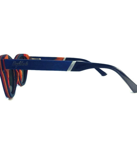 Beach Bound Skateboard Wood and Acetate Sunglasses, Polarized - La Bogota