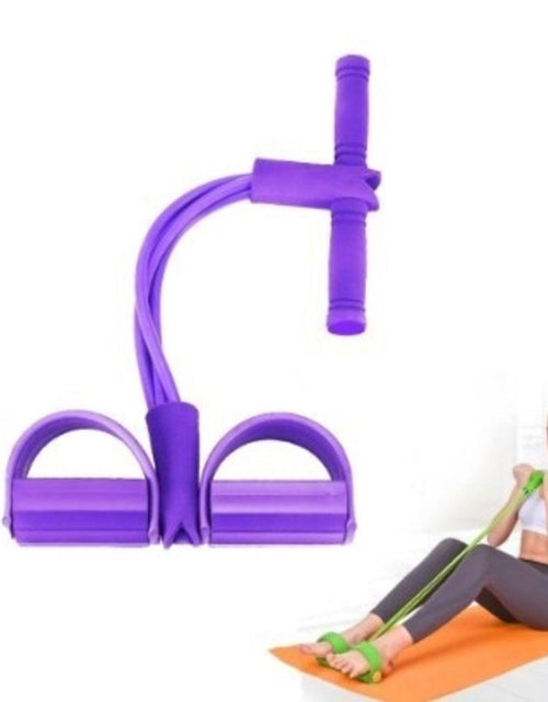 Load image into Gallery viewer, Portable Fitness Resistance Band with Pedal - La Bogota
