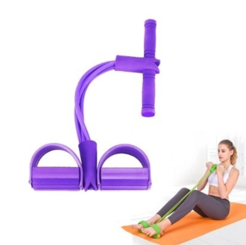Portable Fitness Resistance Band with Pedal - La Bogota
