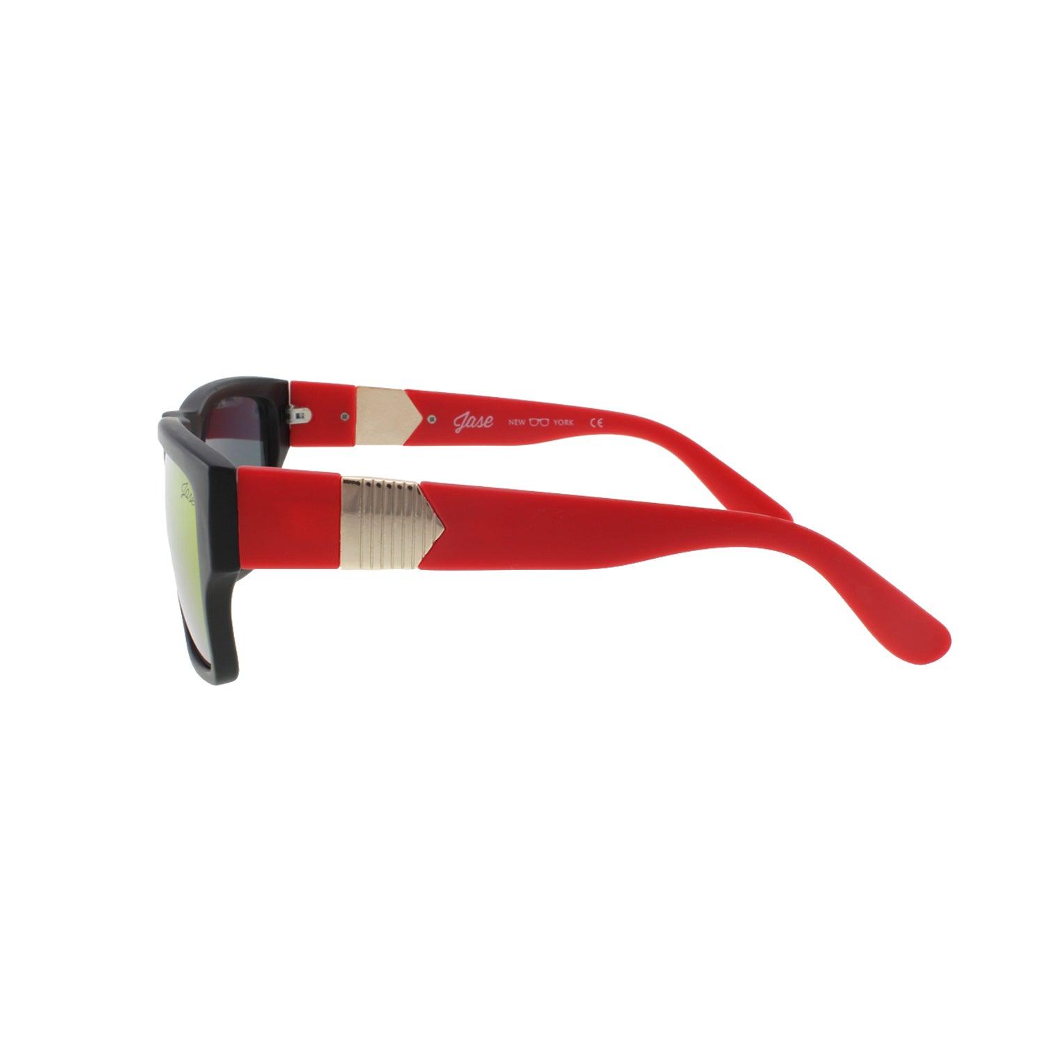 Jase New York Carter Sunglasses in Varsity Red - La Bogota