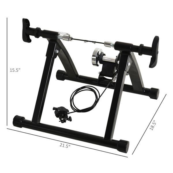 Soozier Indoor Magnetic Bike Bicycle Trainer Stand 5 Level Resistance - La Bogota