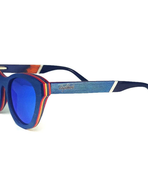 Load image into Gallery viewer, Beach Bound Skateboard Wood and Acetate Sunglasses, Polarized - La Bogota
