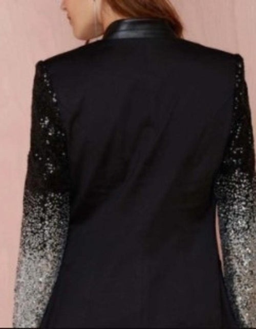 Load image into Gallery viewer, Womens Blazer with Sequins Sleeve - La Bogota
