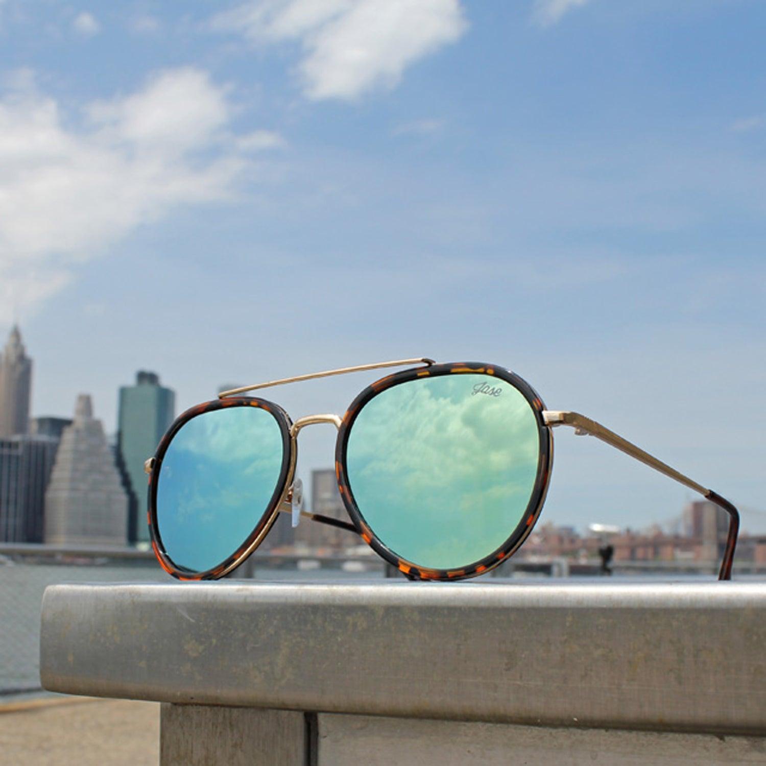 Jase New York Stark Sunglasses in Havana - La Bogota