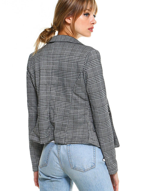 Load image into Gallery viewer, Point Plaid Blazer - La Bogota
