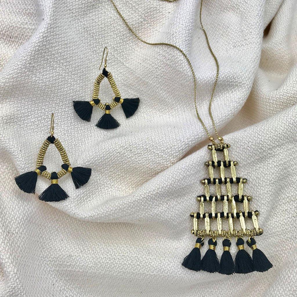 Kai Pyramid Necklace - La Bogota