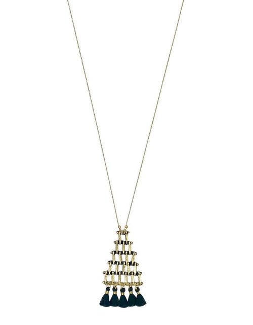 Load image into Gallery viewer, Kai Pyramid Necklace - La Bogota
