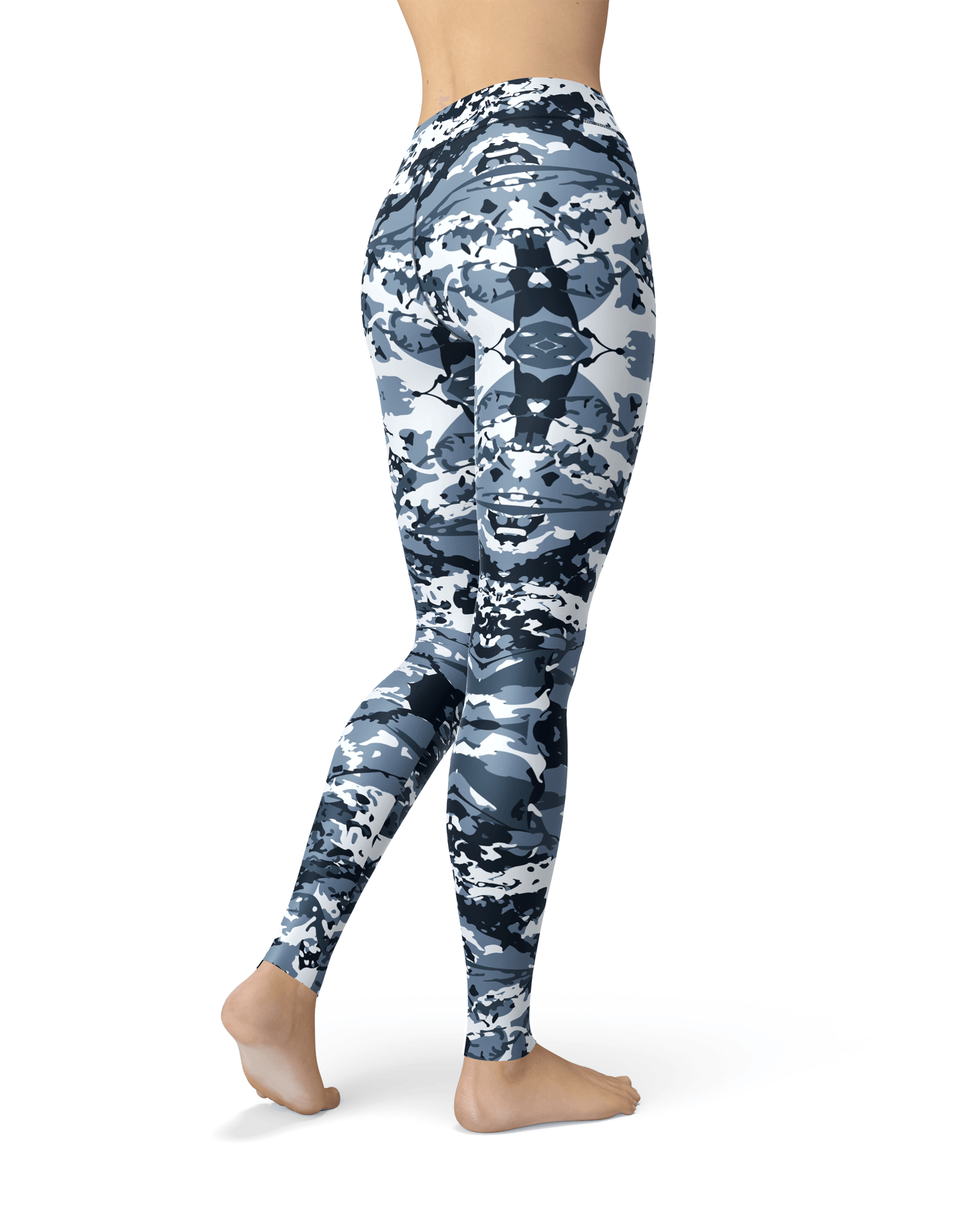 Jean Navy Camo Leggings - La Bogota