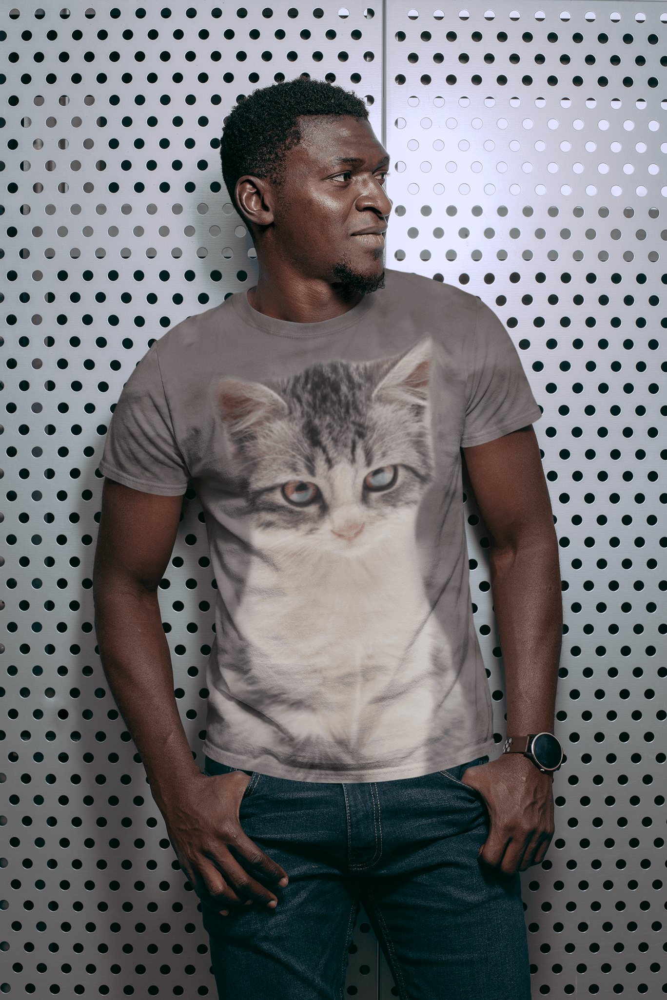 Men's Calico Cat T-shirt - La Bogota