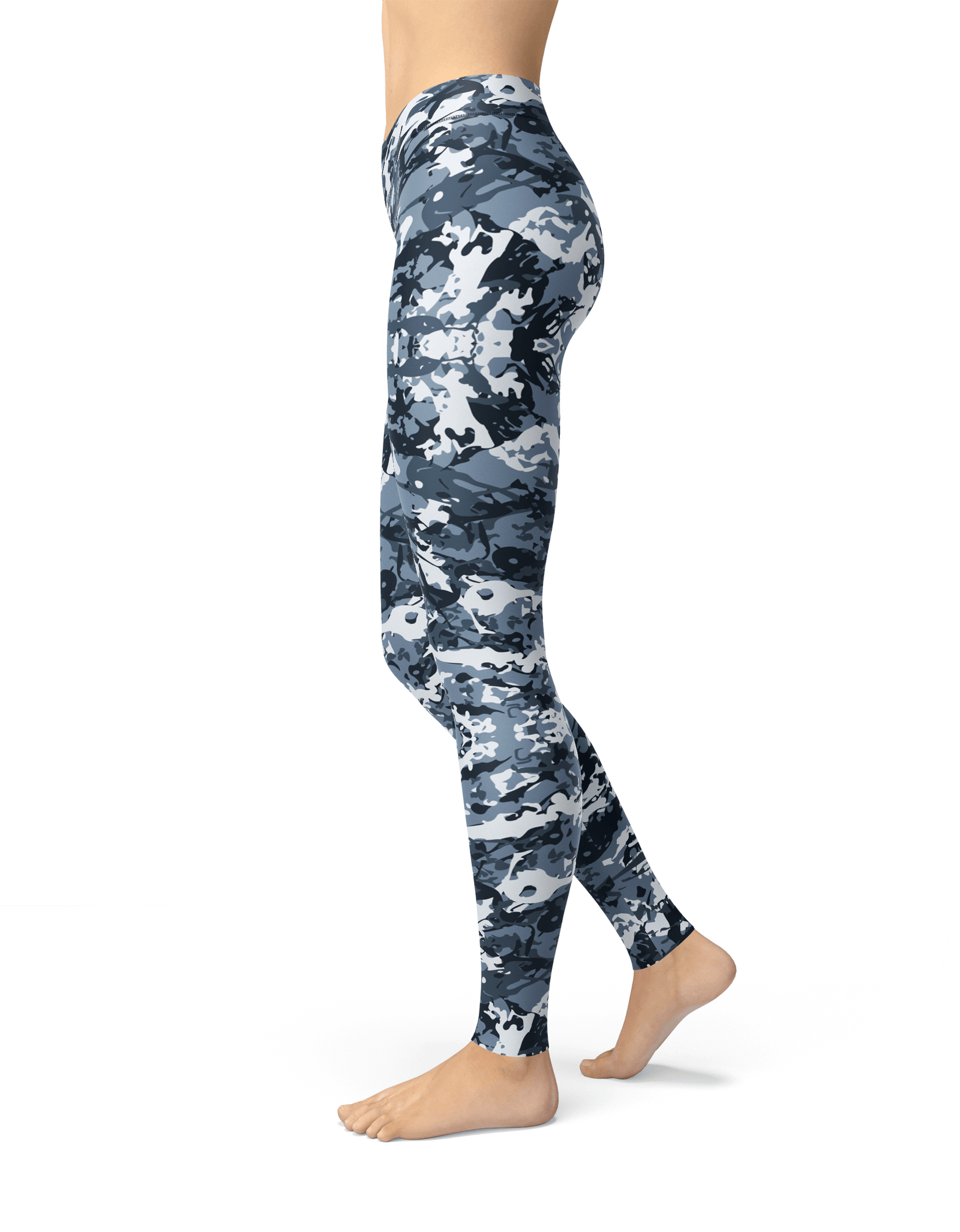 Jean Navy Camo Leggings - La Bogota