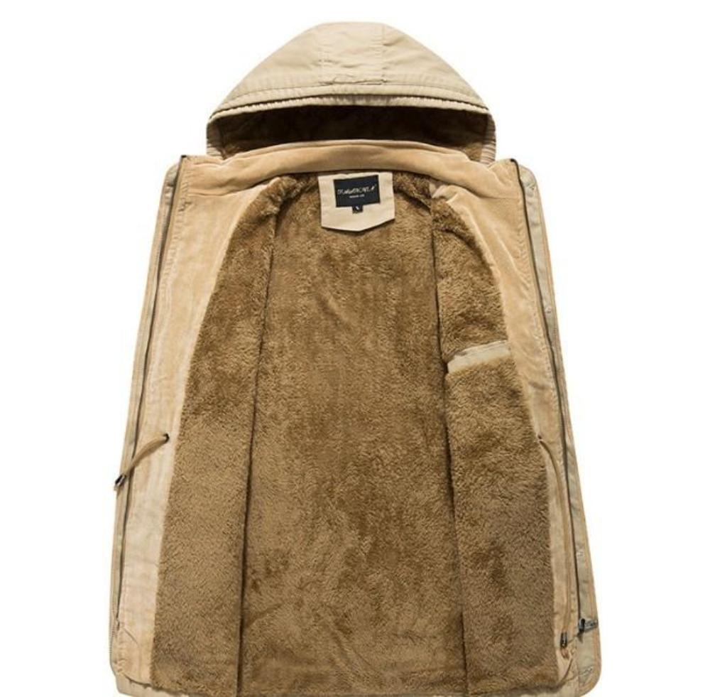 Mens Hooded Military Style Coat - La Bogota